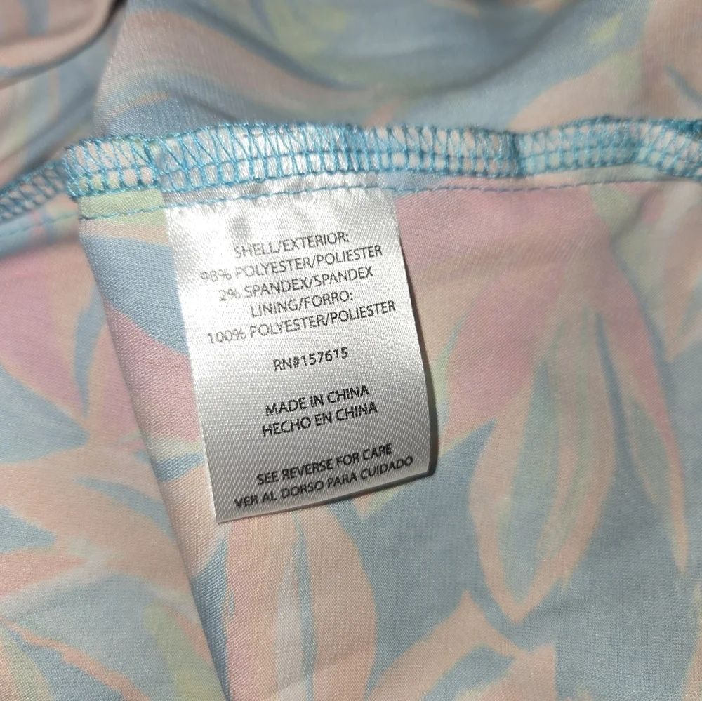 Nicole Miller Tropical Colorful One-Shoulder Maxi Dress 4 - Picture 8 of 8